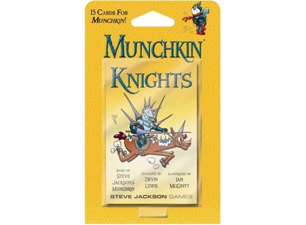 Munchkin Knights Booster 15 nye kort til Munchkin Kortspill